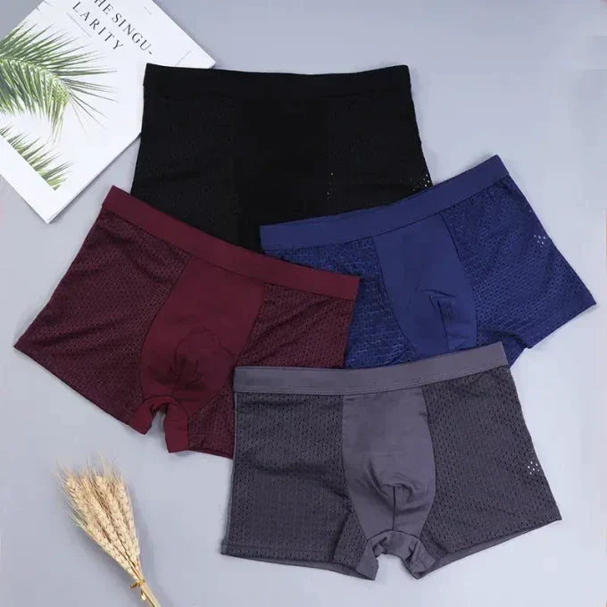 ✨Kit 4 Slip dei boxer - Mutandine in Fibra di Bambù🌿