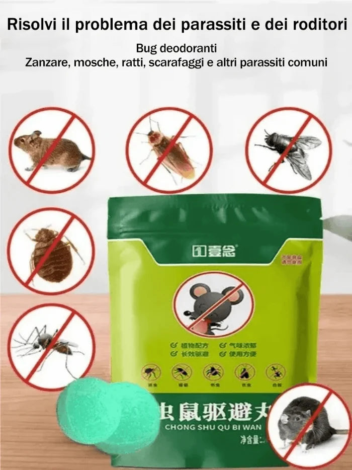 🔥Proiettile repellente per roditori e insetti.